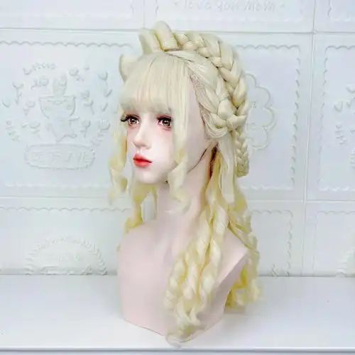 lolita造型复古cla系蝴蝶结优雅古典编发