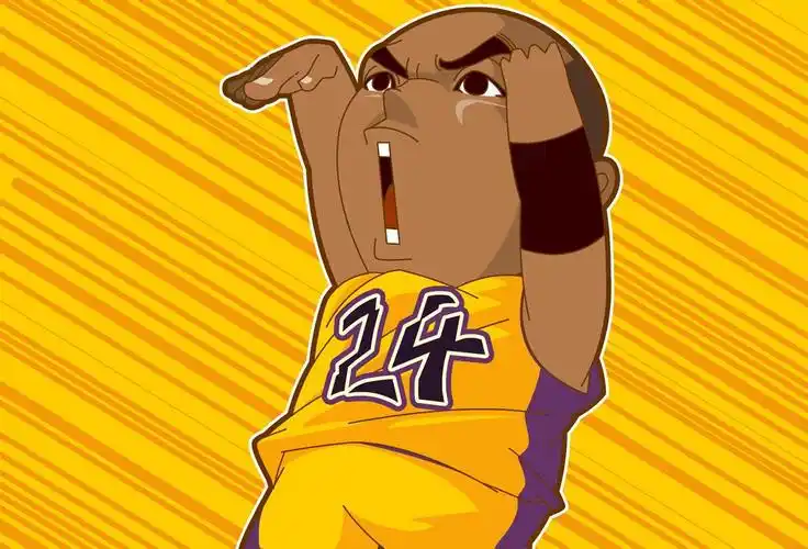 求这张图的大图,无字的,科比在图片中间的