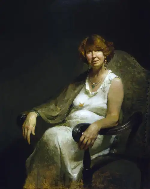 戴维莱费尔davidleffel肖像油画作品