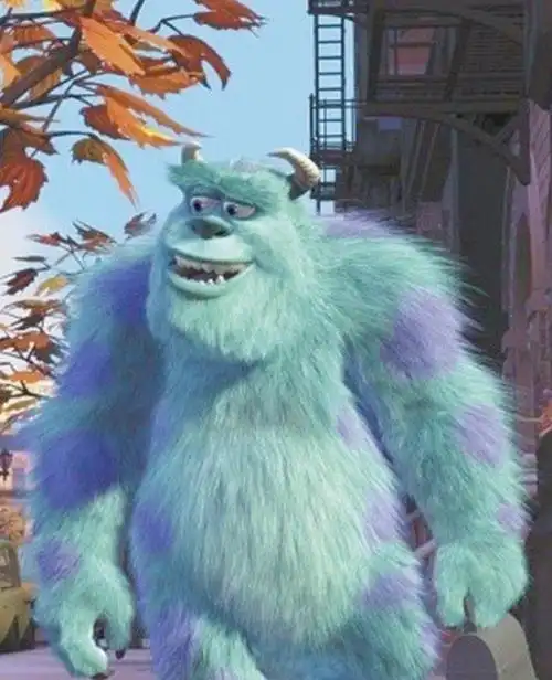 和怪兽电力公司的蓝毛怪撞衫了 bushi