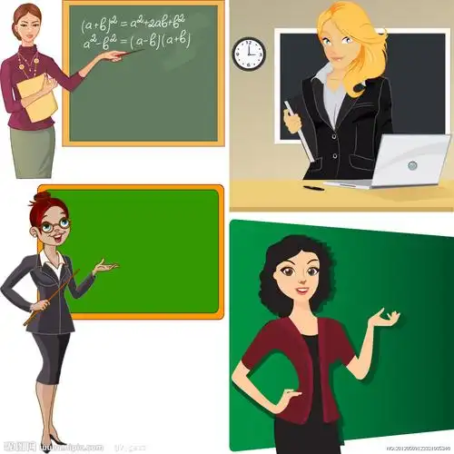 正在讲课的老师美女图片