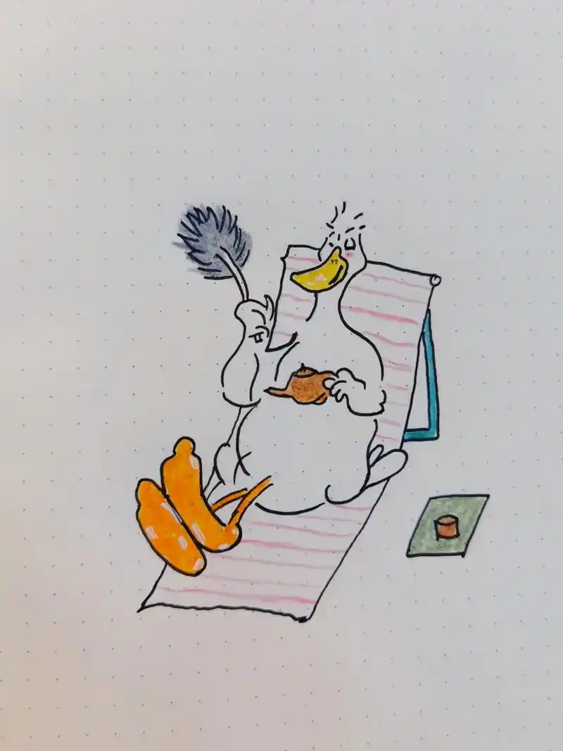 看到它你有没有困意啊?我好困啊～～～#简笔画 - 抖音