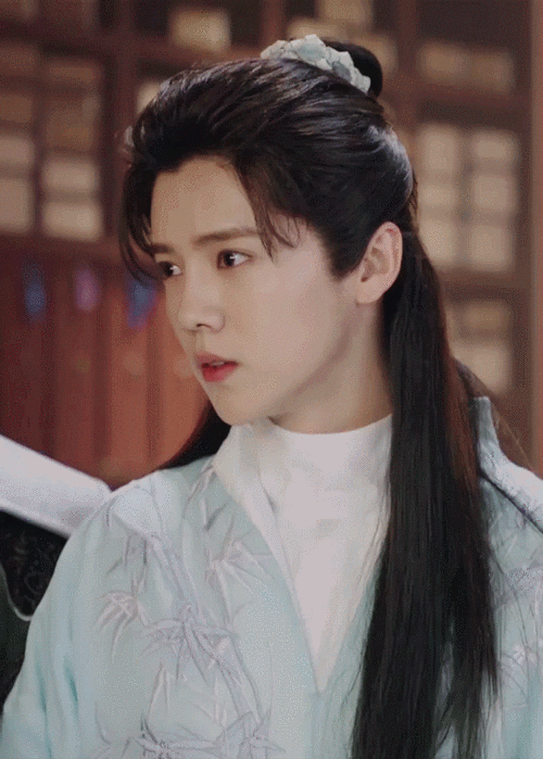 鹿晗gif侧脸gif假发gif古装gif