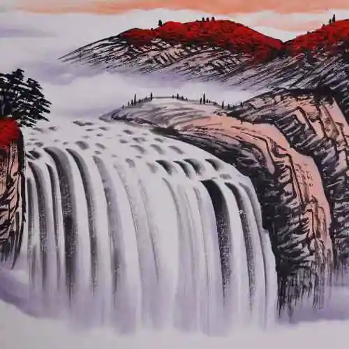 能聚财的微信山水头像