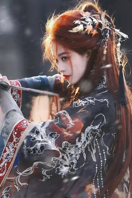 喻言武侠古装雪景大片