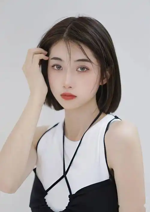 2023初春超a"一刀切"短发,真的爱了!