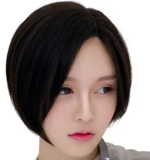 偏分波波头发型图片 超短波波头发型图片