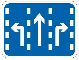 a,两侧变窄 b,右侧变窄 c,左侧变窄 d,桥面变窄 52,这个标志是何含义?