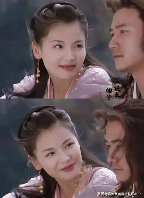 《天龙八部》中娇俏灵动的阿朱.