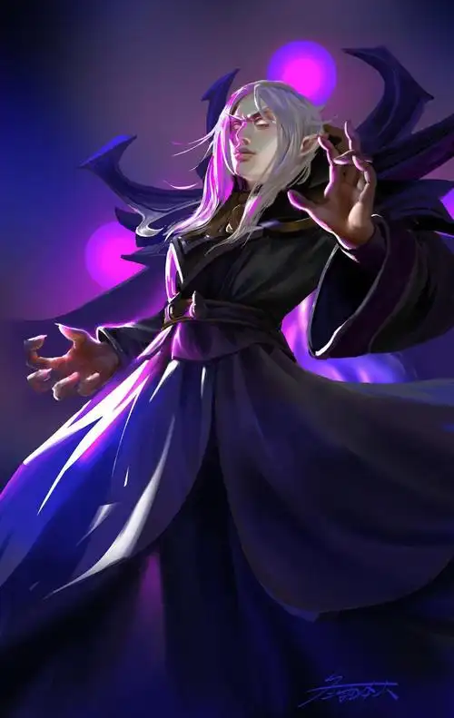 dota2英雄同人画祈求者