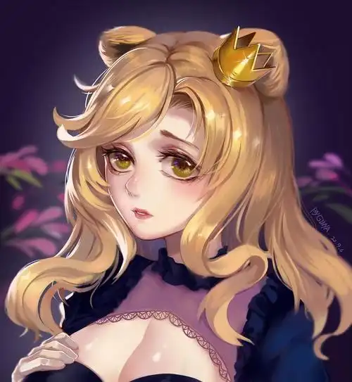 金发狮子娘狮子娘方图