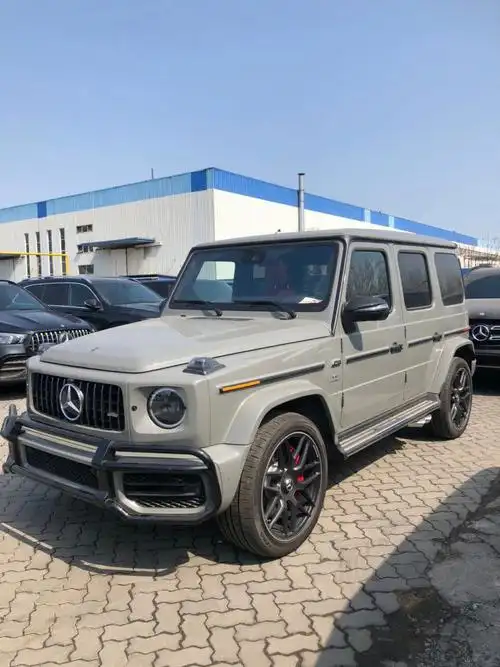 21款美规奔驰g63水泥灰红满配322w