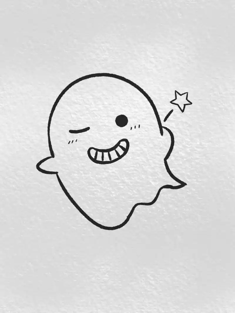 幽灵表情包 | 你有一只可爱幽灵待签收         可可爱爱的幽灵表情包