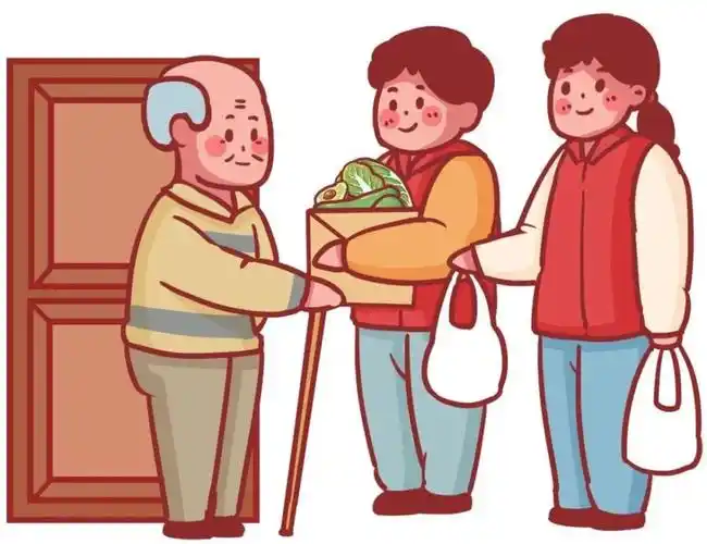 发扬邻里互助精神,共渡疫情难关.