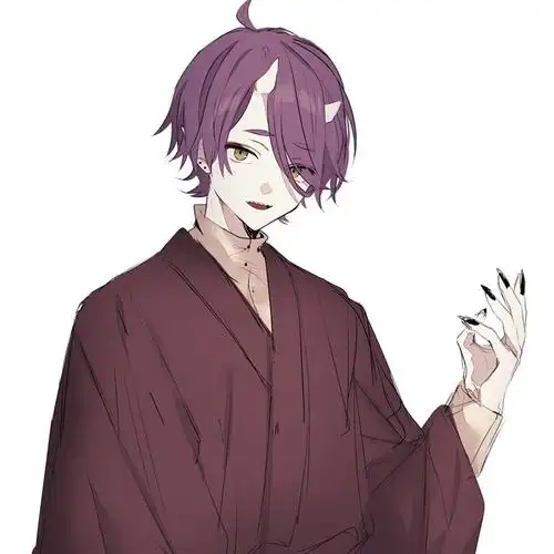 双角魔王_男生动漫头像图片_扣扣居