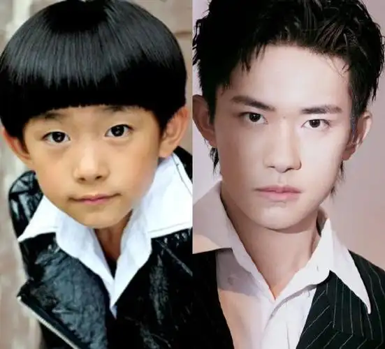 翻到千玺小时候的图片再和现在的对比,千玺的变化真大.