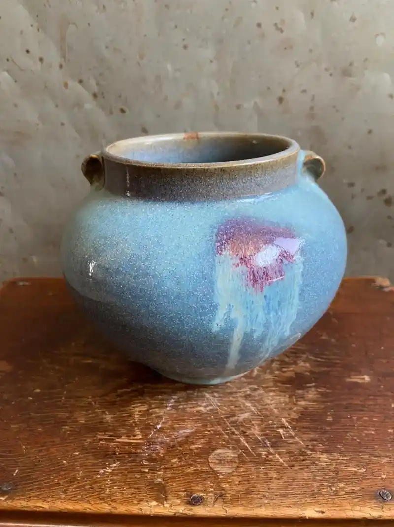 宋代钧窑双耳罐#古玩收藏 #瓷器收藏 #古董收藏 #古董古玩 - 抖音