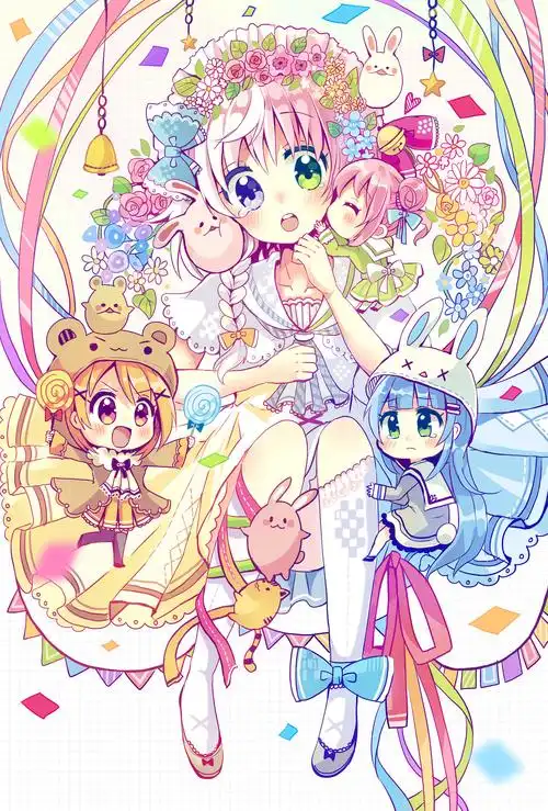 日站搜集-动漫美少女高清画集★【新浪微博:高清无水印iphone萌壁纸