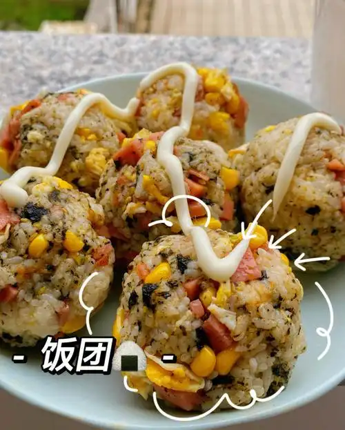 随手做的饭团被快上天