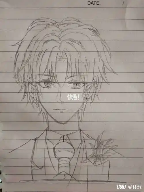 漫画图片_晒图_绘画_线_秫菸_愿赌服输_手残党画画_动漫_漫评_二