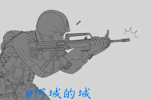 描线练习·士兵
