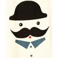 卡通胡子魅力大叔头像点击鼠标右键下载