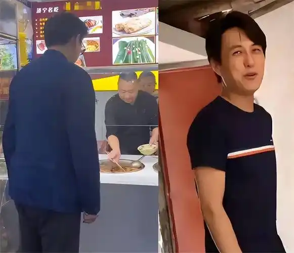 46岁靳东回老家吃苍蝇馆,与仨发小同桌吃饭疑被疏远,网友:寒心_身份