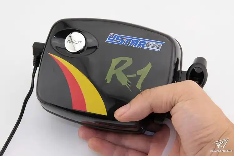 优速达r1三档迷你气泵r1喷笔套装评测2