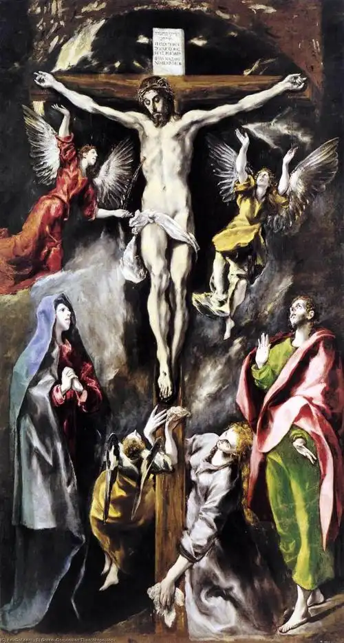 家: el greco (doménikos theotokopoulos) 主题: 耶稣被钉十字架