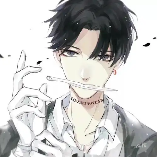 头像男生冷酷帅气动漫头像