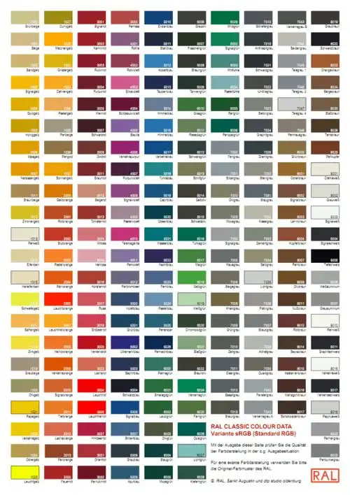 ra颜色色卡标准pdf1页