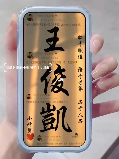 王俊凯的名字和他的微博语录绝配呀