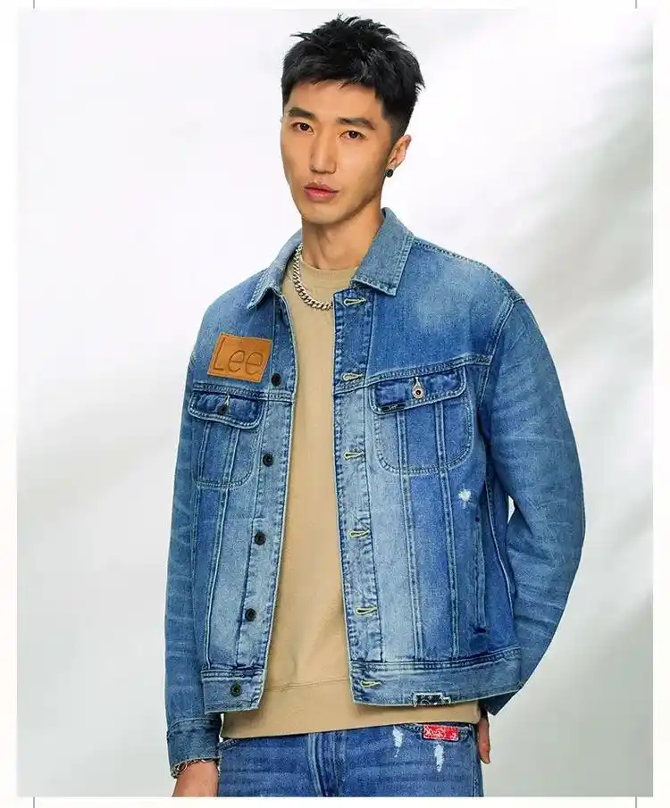 lee牛仔外套小哥哥可帅了啊彭于晏同款