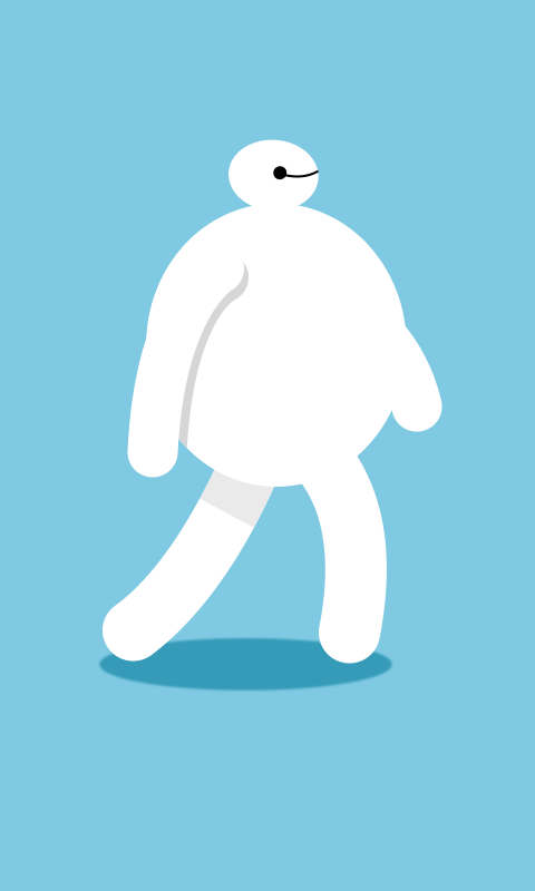 大白行走ae动效