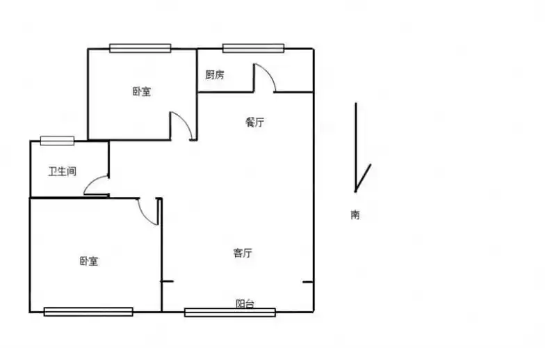 适合一家人居住小户型 拎包入住,聚和佳苑(三区)二手房,50万,1室1厅,1