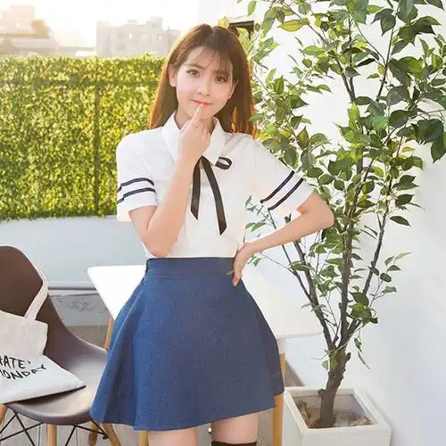 2019英伦海军风水手服日韩校服jk制服学生装cos班服学院风套装
