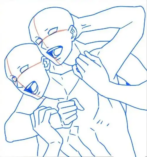 资源君#cp互动的构图参考,9种不同姿势,代入自己的本命cp瞬间萌感