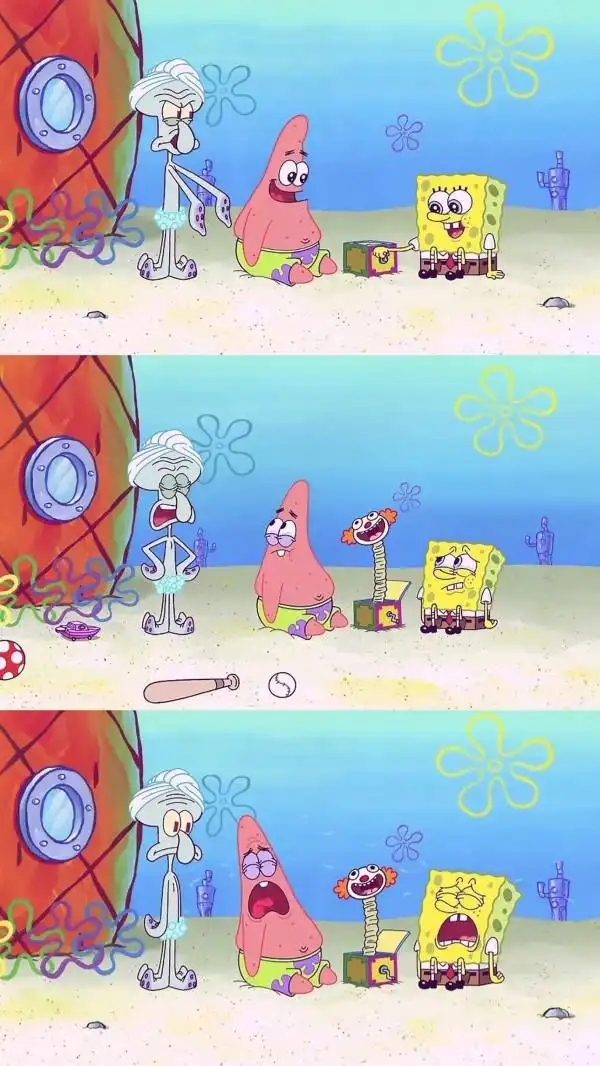 【海绵宝宝】三宫格 壁纸