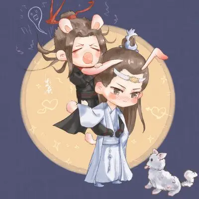 陈情令头像 q版王一博&肖战