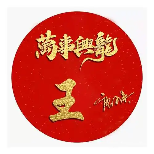 姓氏头像第753期,2024万事兴隆新款个性签名头像,请查收