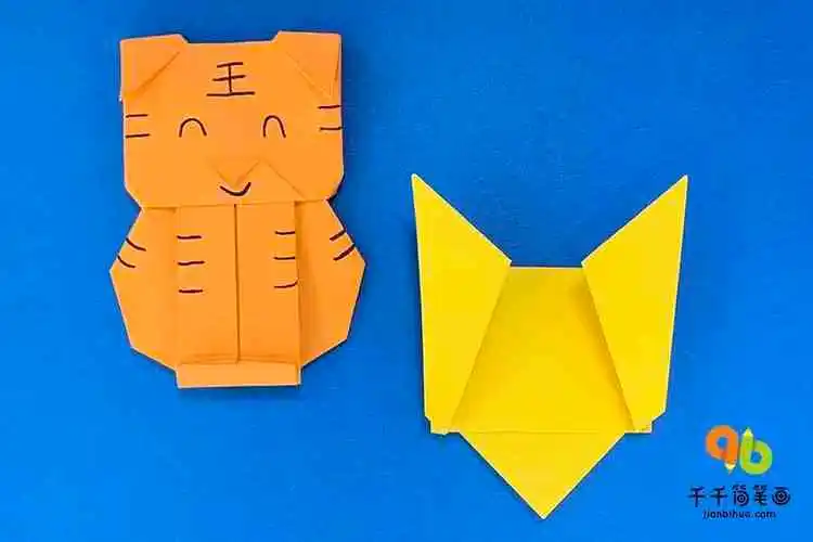 老虎手工折纸立体图解教程教程 手工折纸大全-蒲城教育文学网