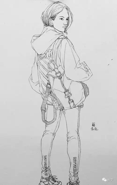 漫画人物裙子绘画教程大全教你怎么画裙子绘画教程:详解妹纸头发画法