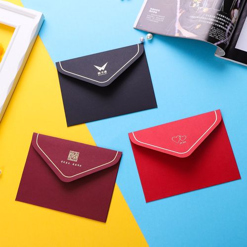 邀请函公司企业logo烫金封套订做中西式高端信封现货设计创意印刷定做