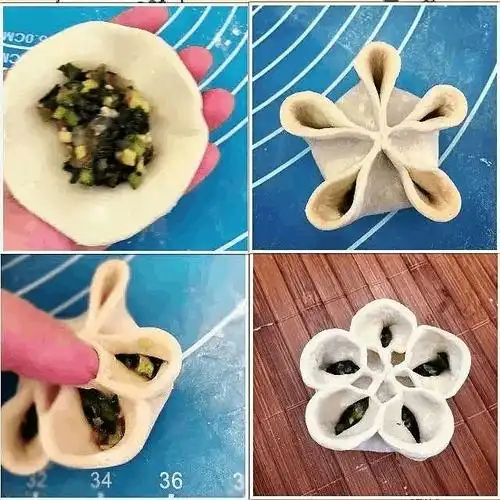 最新的花样饺子包法真是帅呆了不会你就out啦