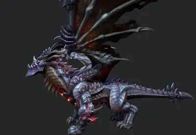 死亡之翼【次世代】魔兽 恶龙 魔龙 盔甲魔龙 dragon