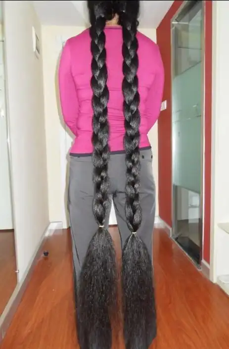 连根剃掉超长超粗长发-爱的边缘49#(13) 剪发_中国长发