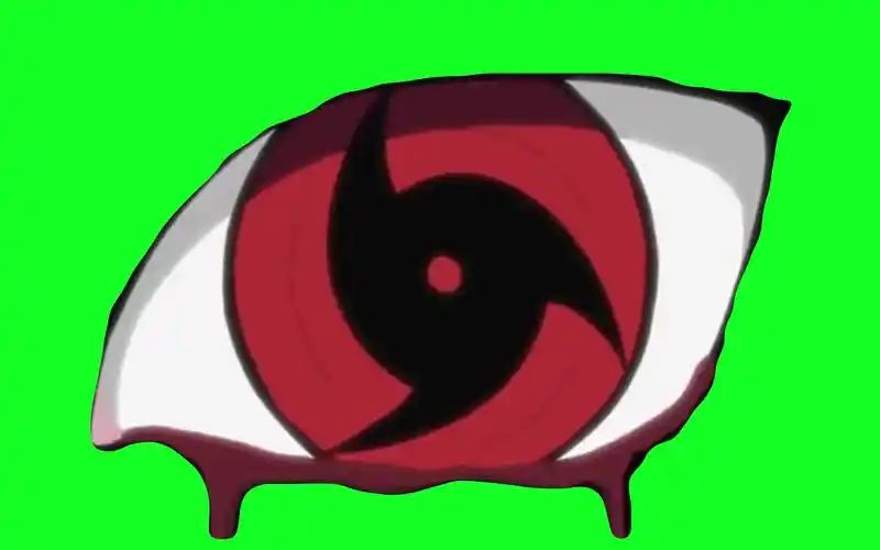 (火影绿幕)宇智波鼬万花筒写轮眼开眼_哔哩哔哩_bilibili