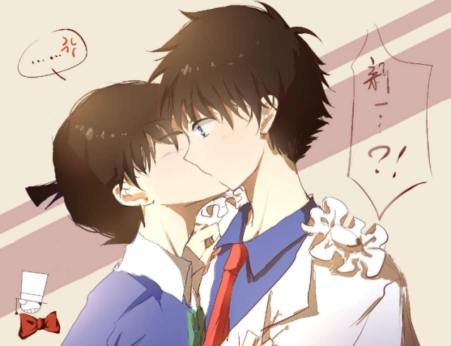 动漫界中最出名的撞脸,基德人气比新一高,他实在太会撩了