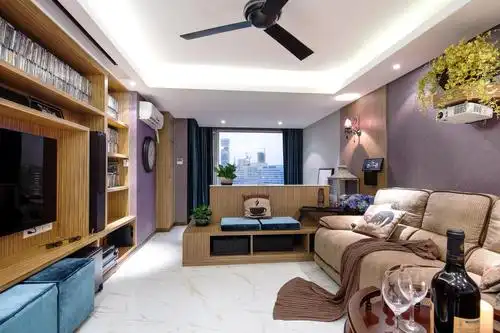 40平小户型装修储物柜隔断