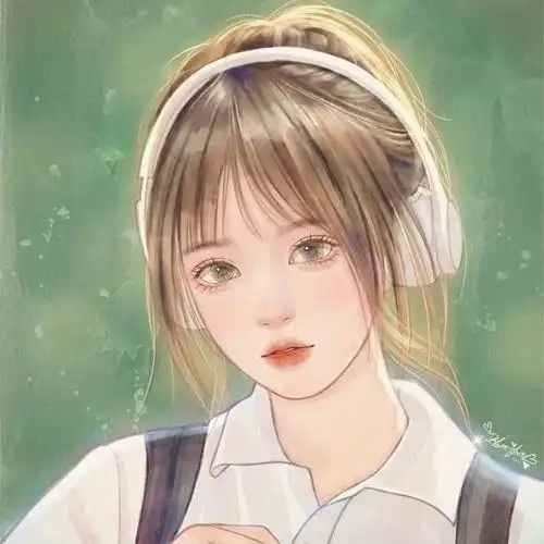青春校园风女生头像动漫高清图片